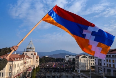 Հանրահավաք շրջափակված Արցախում