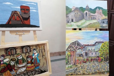 Շրջափակված Արցախում երեխաները  շարունակում են ստեղծագործել․ գարնանային  տոների առիթով նրանք ցուցահանդեսով են հանդես եկել