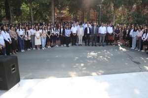 Հայաստանի Հանրապետության ծնունդը Արցախի մայր բուհում նշել են երդման արարողությամբ