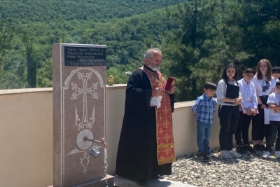 Բերդաշենում խաչքար է տեղադրվել՝ «գյուղի բոլոր ննջեցյալների անմար հիշատակին»