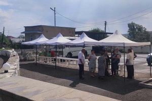 Ասկերանում վրան-տաղավարներ են տեղադրվել գյուղմթերքը վաճառելու համար