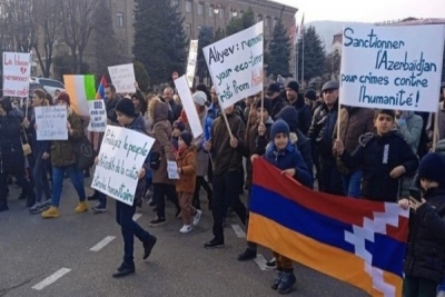 Ակտիվիստները կրկին շարժվել են դեպի Շուշի