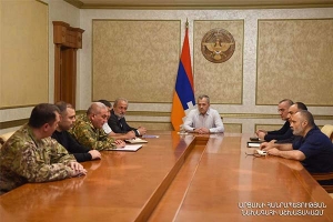 Արցախի Հանրապետության նախագահ Սամվել Շահրամանյանն աշխատանքային խորհրդակցություն է հրավիրել