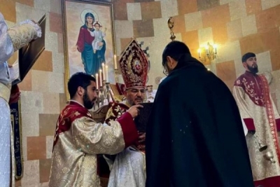 Քահանայական ձեռնադրություն Արցախի թեմում